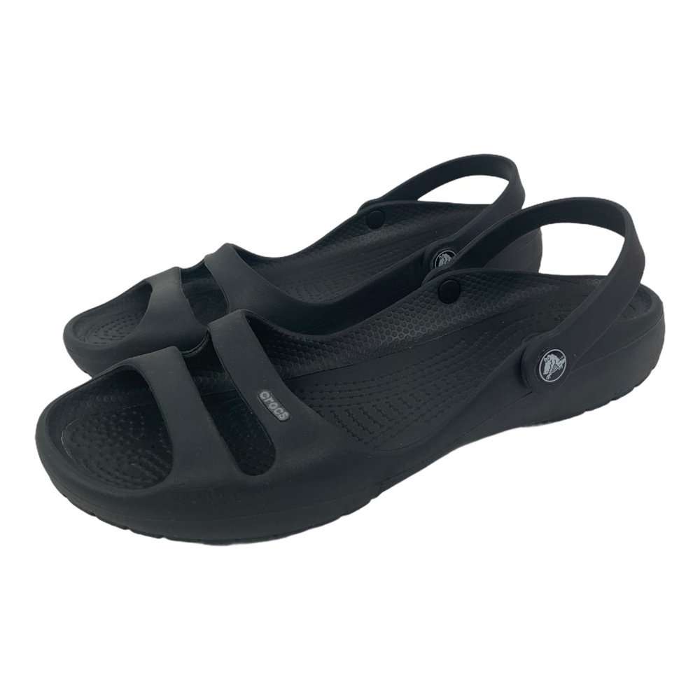 Women's CROCS Black Sandals Size 9